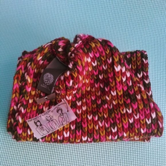 Vince Camuto Women's Dropped Stitch Infinity Scarf - Picture 3 of 5